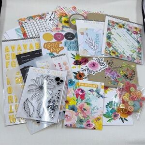 Cocoa Daisy Aug Sun Drenched Memory Keeping Stationary Kit *Used